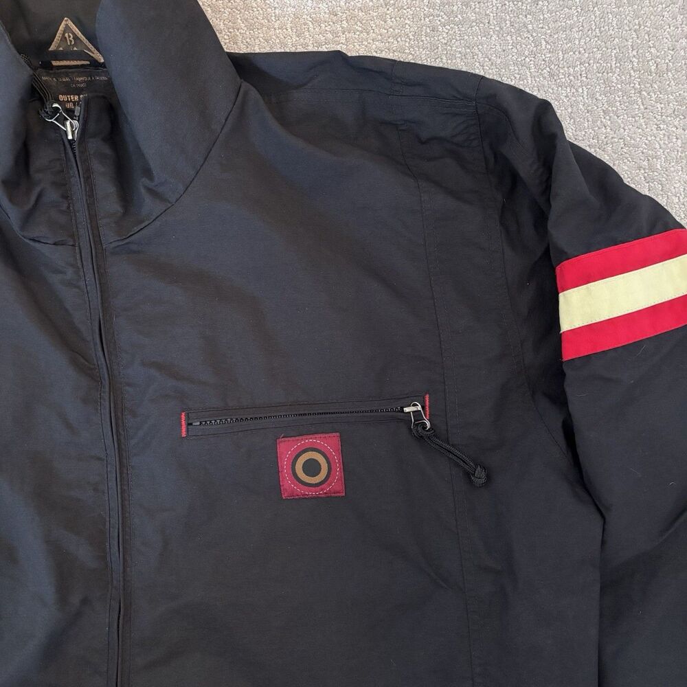 VTG 90s Burton Biolight Snowboard Jacket Mens Large Black Baggy Biolite Y2K - Picture 2 of 15